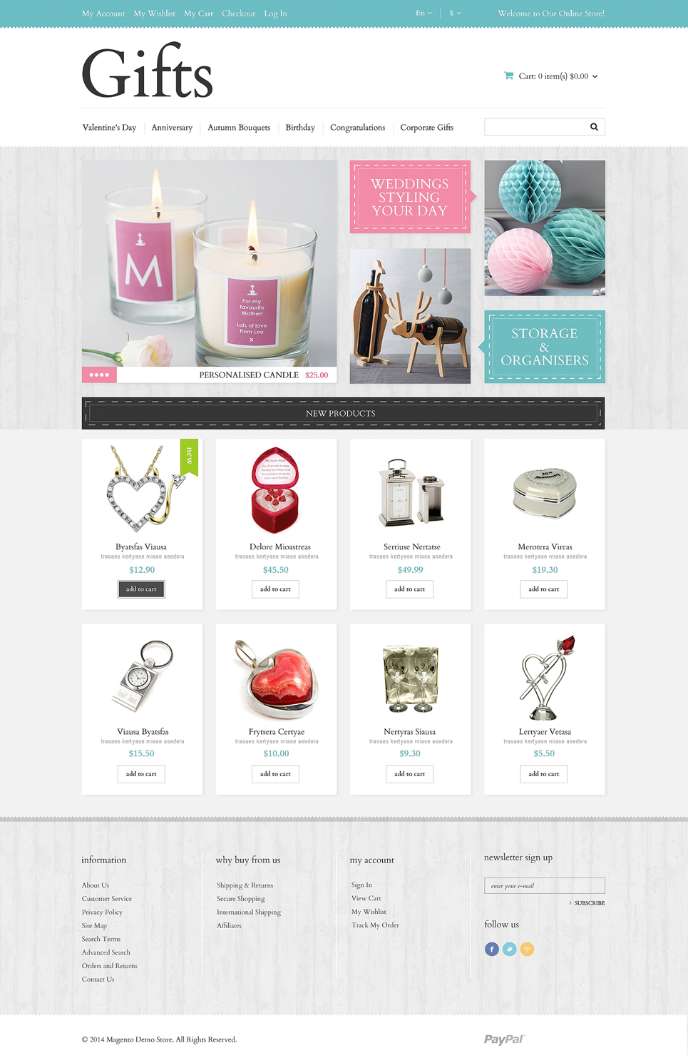 Gifts Store Responsive Magento Theme New Screenshots BIG