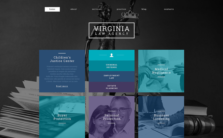 Law Firm Responsive WordPress Theme