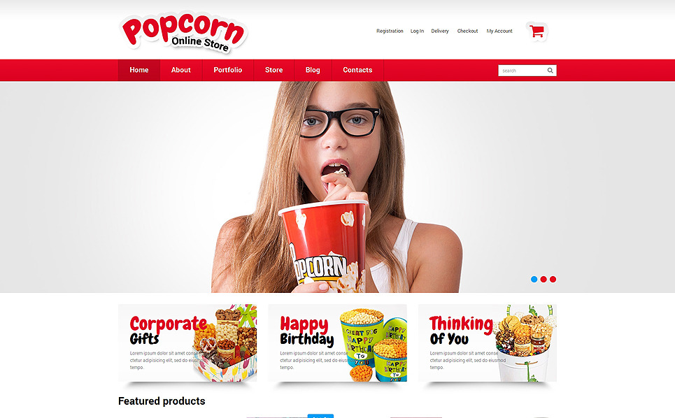 Popcorn Online Store Theme 49068