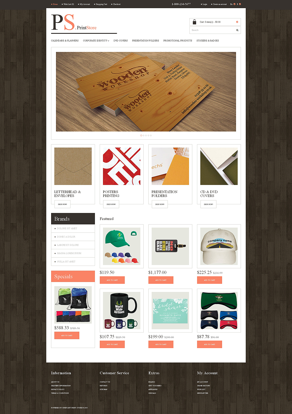 Print Shop Responsive OpenCart Template New Screenshots BIG