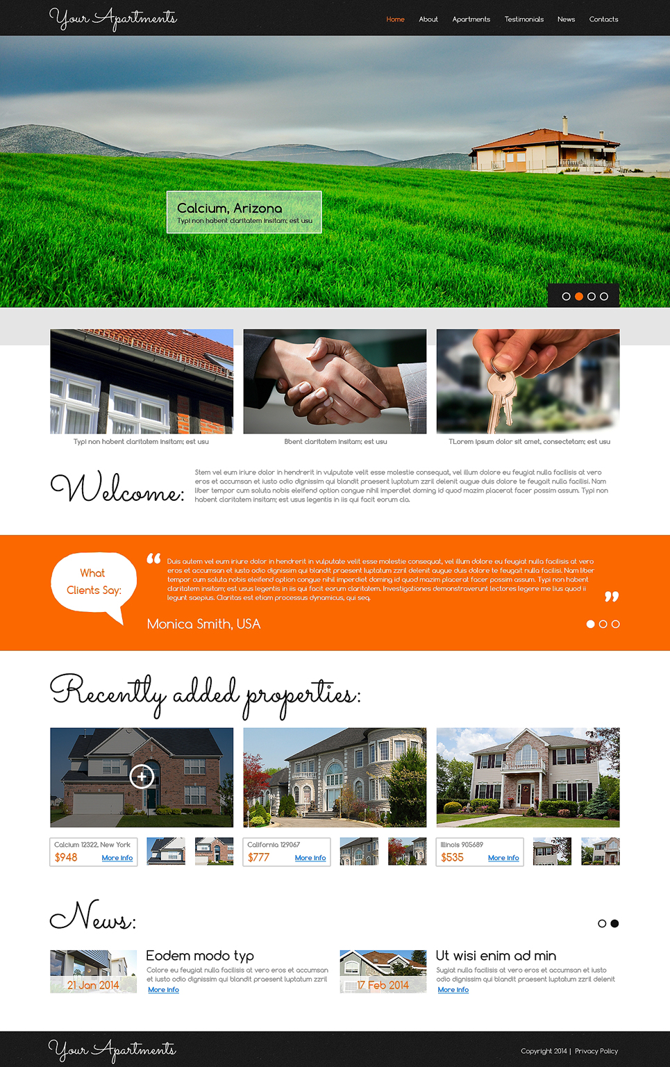 Real Estate Agency Responsive Joomla Template New Screenshots BIG