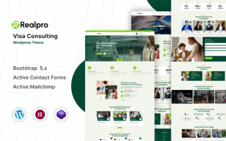 Realpro - Immigration and Visa Consulting WordPress Theme