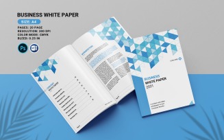 Comprehensive Business White Paper Template for Effective Strategy & Insights