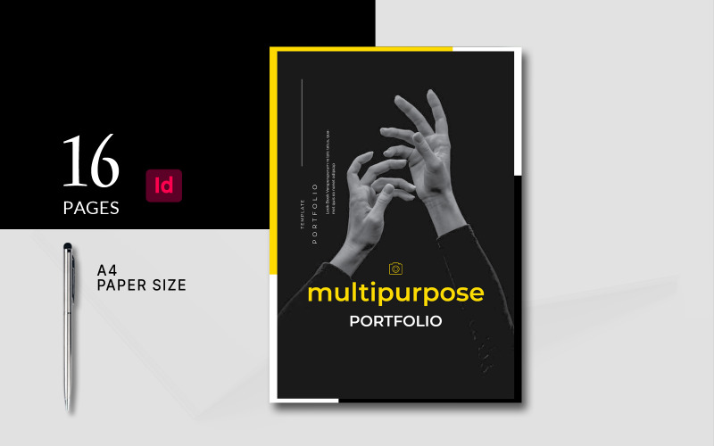 Multipurpose Portfolio Template Layout Magazine Template