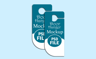 Door Hanger Mockup PSD Template