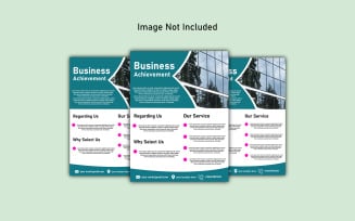 Flyer Design For PSD Mockup Template