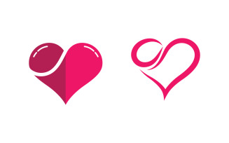 Beauty Love Vector Logo illustration design Template v.13