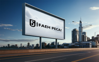 Billboard mockup, Billboard logo mockup