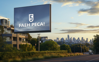 City Billboard logo mock-up