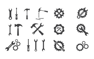 Mechanic Tool Vector icon design illustration Template v.12