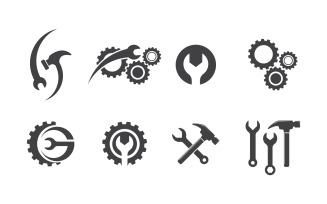Mechanic Tool Vector icon design illustration Template v.13
