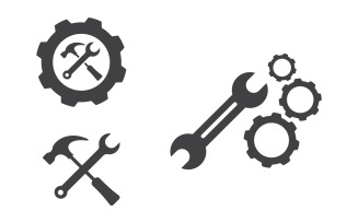 Mechanic Tool Vector icon design illustration Template v.2