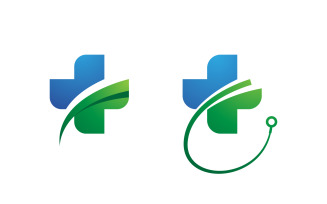 Healthy life Medical Logo template vector illustration design v.27