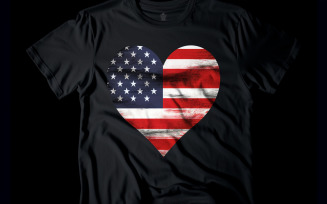 American flag black t-shirt, usa flag t-shirt