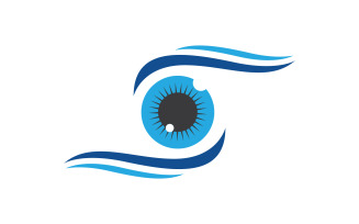 Branding Identity Corporate Health Eye Care vector Logo design v.45