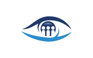 Branding Identity Corporate Health Eye Care vector Logo design v.49