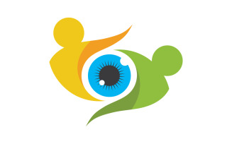 Branding Identity Corporate Health Eye Care vector Logo design v.52