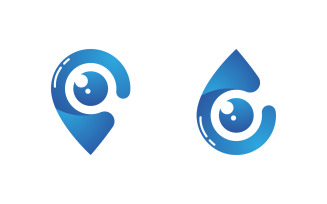 Branding Identity Corporate Health Eye Care vector Logo design v.60