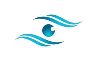 Branding Identity Corporate Health Eye Care vector Logo design v.74