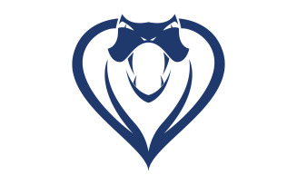 snake viper silhouette. Logo illustration of snake viper v.3