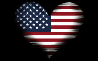 Vintage usa flag love, vintage american flag