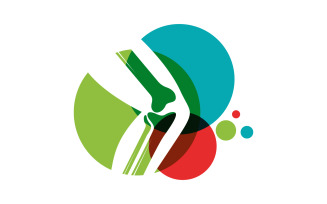 Orthopedic Medical Logo design illustration Template v.14