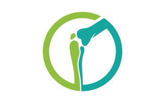 Orthopedic Medical Logo design illustration Template v.3