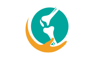 Orthopedic Medical Logo design illustration Template v.5