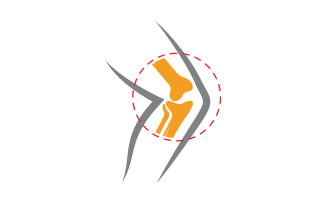 Orthopedic Medical Logo design illustration Template v.7