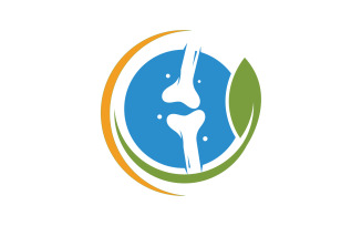 Orthopedic Medical Logo design illustration Template v.8