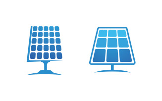 Sun Solar Energy logo icon illustration template v.10