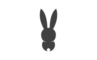 Cute Rabbit template Logo icon illustration design v.24
