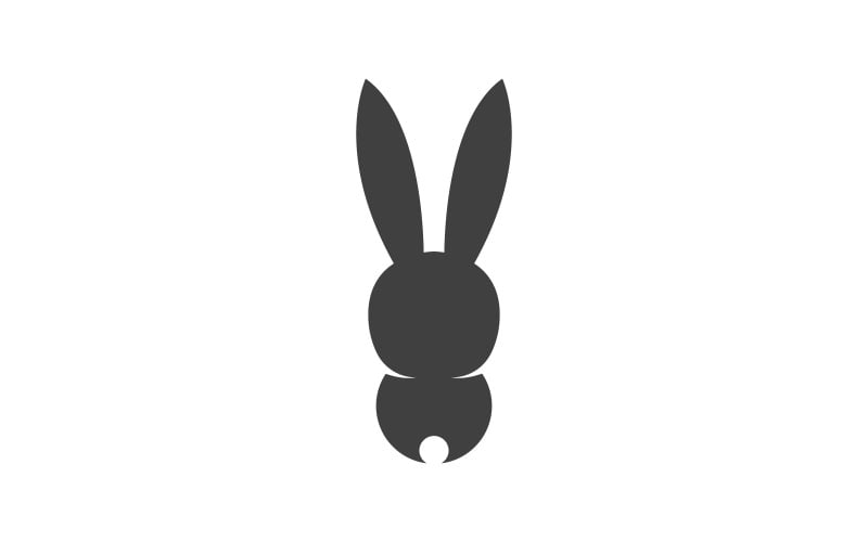 Cute Rabbit template Logo icon illustration design v.24 Logo Template