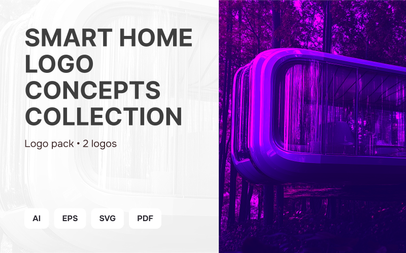 NeoDomus – Smart Home Logo Pack Template UI Element