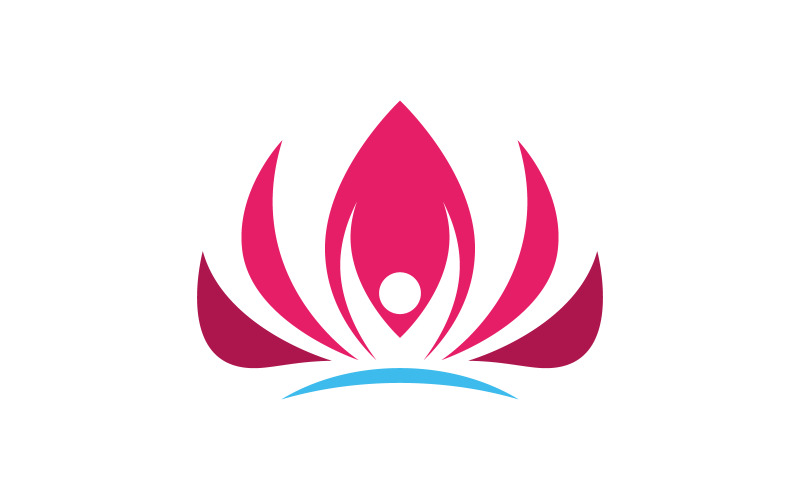 Beauty Lotus flower Cosmetic skincare Logo design template V.21 Logo Template