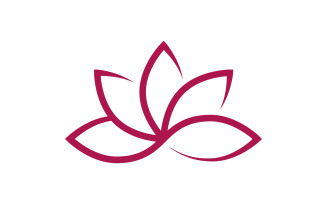 Beauty Lotus flower Cosmetic skincare Logo design template V.24