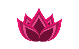 Beauty Lotus flower Cosmetic skincare Logo design template V.27