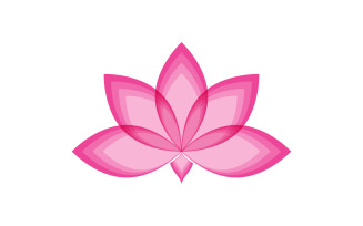 Beauty Lotus flower Cosmetic skincare Logo design template V.29
