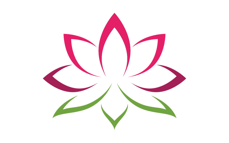 Beauty Lotus flower Cosmetic skincare Logo design template V.33 Logo Template
