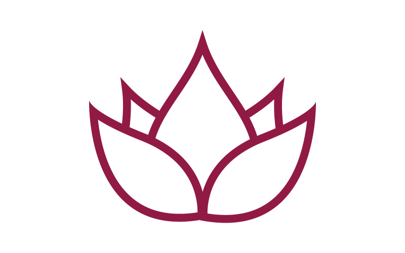 Beauty Lotus flower Cosmetic skincare Logo design template V.35 Logo Template