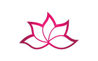 Beauty Lotus flower Cosmetic skincare Logo design template V.39