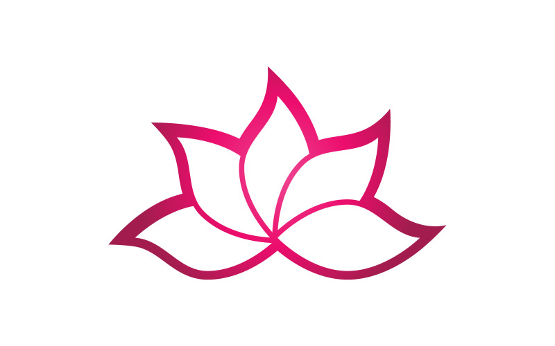 Beauty Lotus flower Cosmetic skincare Logo design template V.39 Logo Template