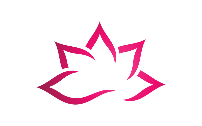 Beauty Lotus flower Cosmetic skincare Logo design template V.40 Logo Template