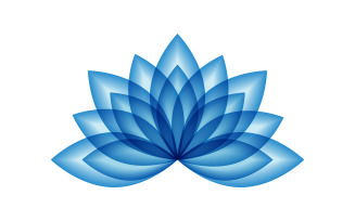 Beauty Lotus flower Cosmetic skincare Logo design template V.41