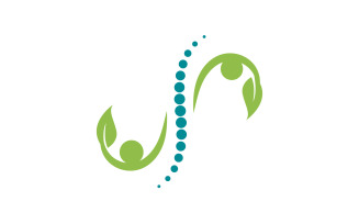 Chiropractic Healthy Vector icon Logo design Template v.18