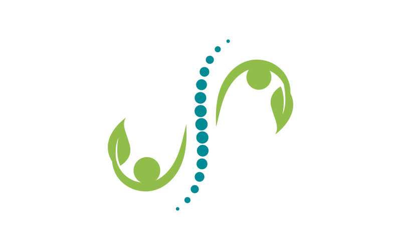 Chiropractic Healthy Vector icon Logo design Template v.18 Logo Template