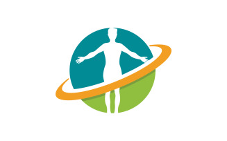 Chiropractic Healthy Vector icon Logo design Template v.27