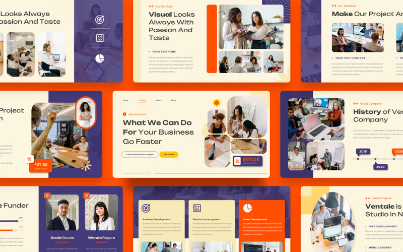Ventale - Creative Keynote Template