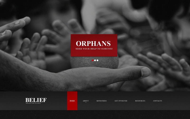 Child Charity Responsive Website Template