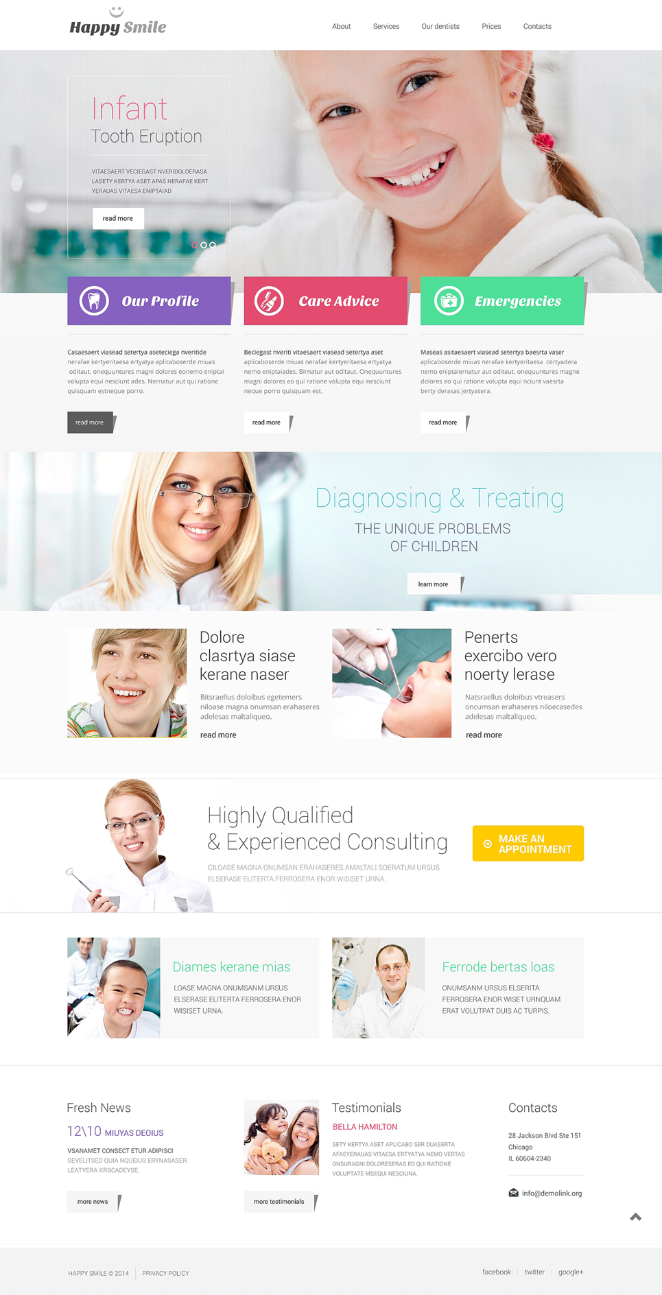 Dentistry Responsive Website Template New Screenshots BIG